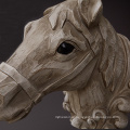 New Design Resin horse head shape wall lamp industrial vintage hotel project wall lamp lighting